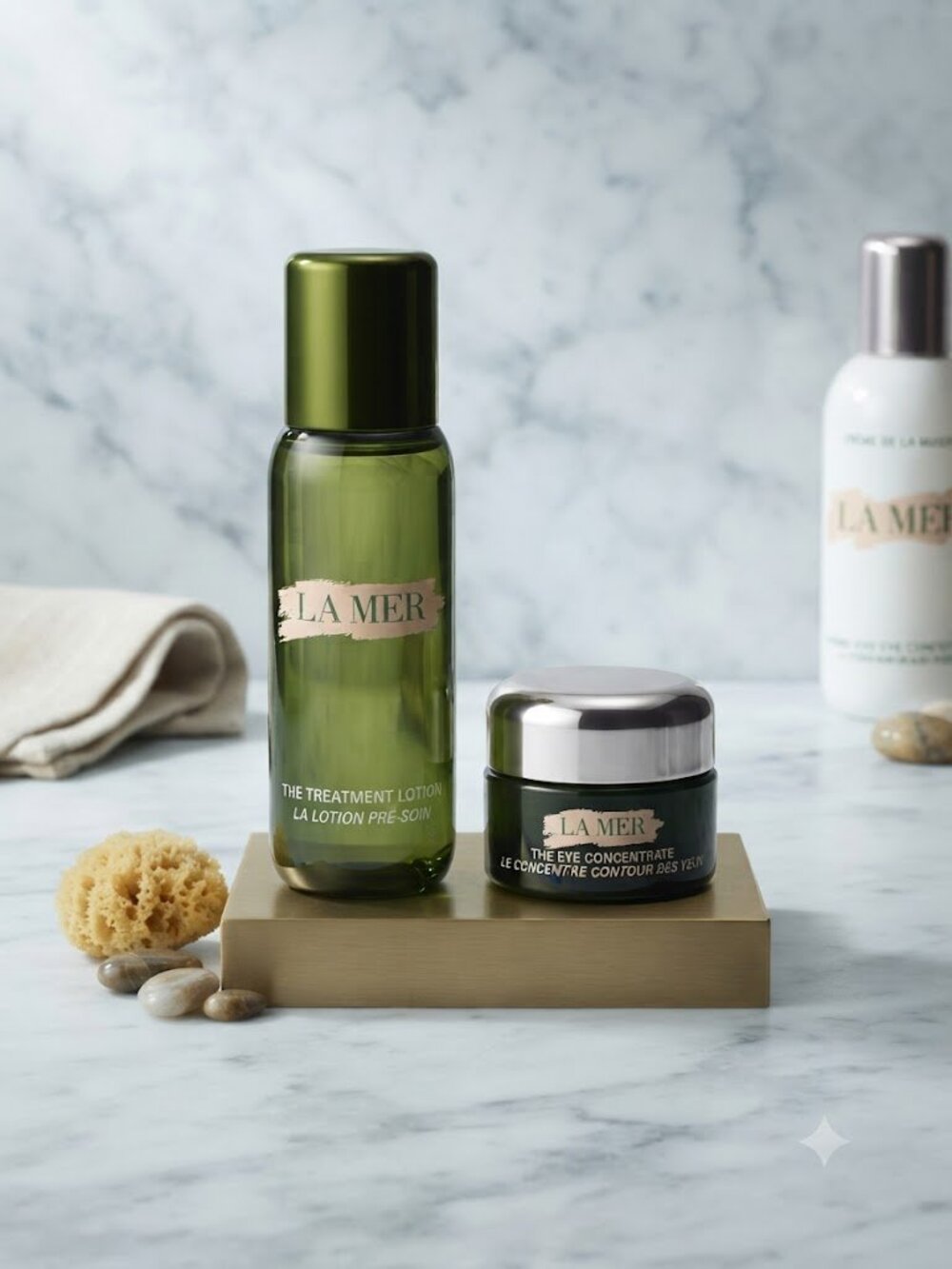La Mer Skincare Set – The Treatment Lotion & The Eye Concentrate (80 ml Total)